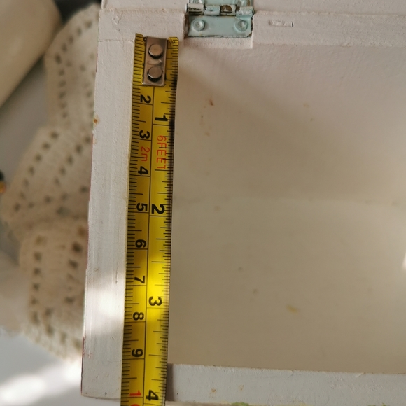 Painted Wooden Apple Recipe Box - Picture 11 of 11